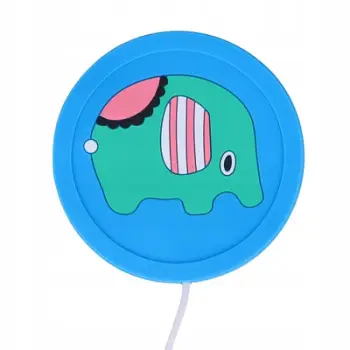 Ngrohës filxhani Setty USB Elephant, për tavolinë, shumëngjyrësh