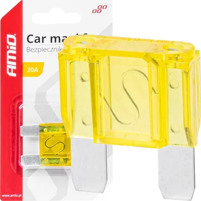 Siguresë makine AMiO 03381 Maxi Flat, 20A, e verdhë - 1