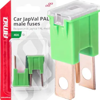 Siguresë makine AMiO 03398 JapVal PAL O, 40A, jeshile, 2 copë