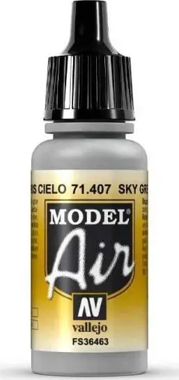 Bojë akrilike aerografi Vallejo Model Air 71407, 17ml, gri e hapur