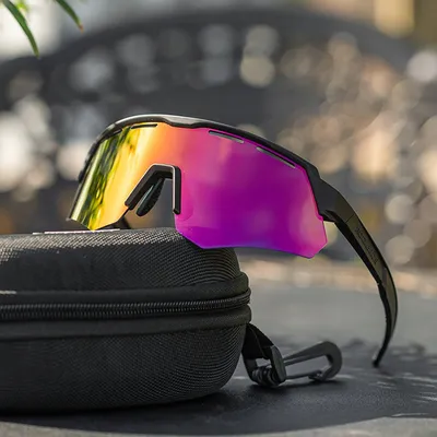 Syze çiklizmi Rockbros, lente të polarizuara UV400, insert optik, lejla - 2