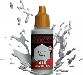 Bojë akrilike ajrore Army Painter Warpaints Air Cadre Grey, për miniatura, gri