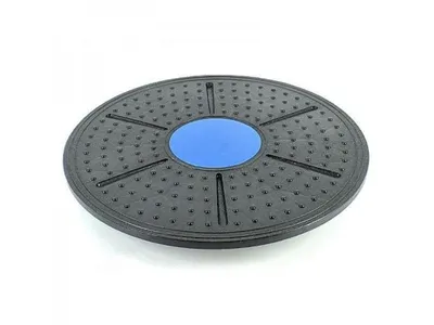 Disk balancues për ushtrime, e zezë me qendër blu. UNIMIKS - 1