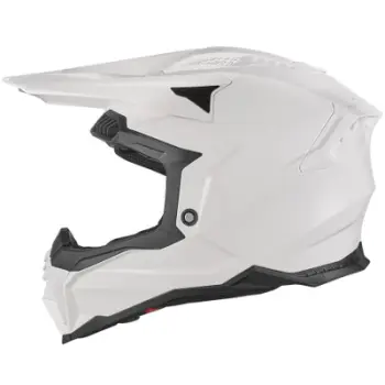 Helmetë motocross Nox N634 2025, ECE 22.06, e bardhë