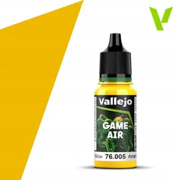 Bojë akrilike ajrore Vallejo Game Air VJP76005, 18ml, Moon Yellow