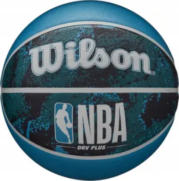 Top basketbolli Wilson NBA Drv Plus Vibe, nr. 7, outdoor dhe indoor, zi blu