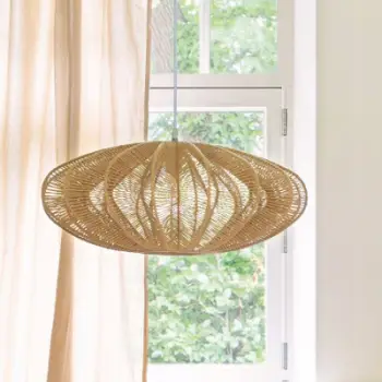 Llambadar tavani Atmosphera Paper Suspension Tery Nature, diametër 57 cm, E27, bezhë