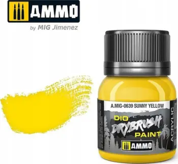 Bojë akrilike AMMO Mig Sunny Yellow a.MIG0639, 40ml, e verdhë