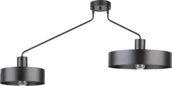 Llambadar tavani Jumbo Adjustable 2, 2xE27, krahë të rregullueshëm, i zi
