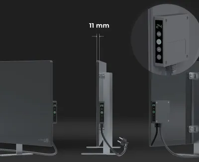 Ngrohës paneli AENO Premium Eco AGH0005S, smart, i zi - 2