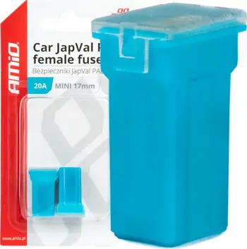 Siguresë veture AMiO Japval Pal, 20A, mini 17mm, set 2 copë