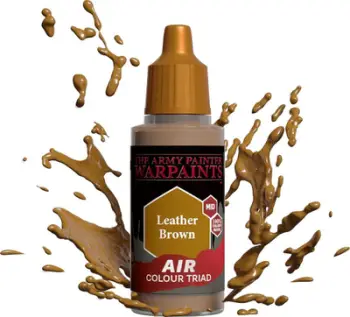 Bojë akrilike me ajër Army Painter Warpaints Air, Leather Brown, 31 g, kafe