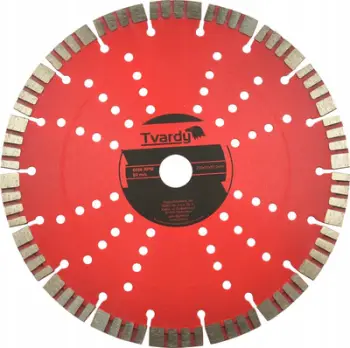 Disk diamant Tvardy 230mm, segment 12mm, për beton dhe tulla