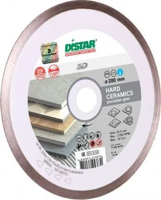 Disk diamanti Distar 1A1R Hard Ceramics 5D, 250mm, për pllaka qeramike, gri - 2