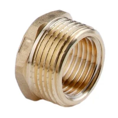 Reduksion bronzi Ferro R02Z, 1/2" në 3/8", i verdhë - 1