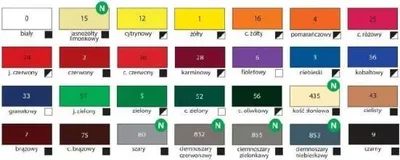 Bojë akrilike GDD Fluo, 75ml, e kuqe e çelët - 2