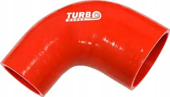 Reduksion këndor silikoni TurboWorks, 90°, 70-102mm, i kuq