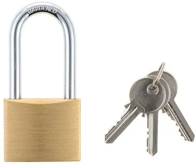 Dry HANGING LOCK HL405AL, 50mm, bronzi, ngjyrë ari - 1