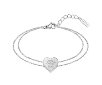 Byzylyk Lacoste Heart, i argjendtë