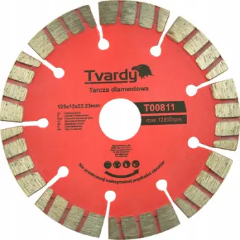 Disk diamanti segment Geko 125mm, vrimë 22.2mm, trashësi segmenti 12mm