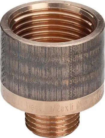 Reduktim bronzi Banyo Type 3242, 1/2" në 1 1/4", i filetuar, mashkull femër