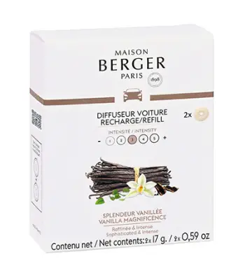Aromë për veturë Maison Berger Paris Vanilla Magnificence, 2 copë