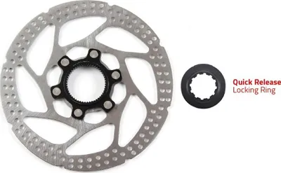 Disk frenash Clarks Centerlock Shimano, 180 mm, çelik inox, argjendtë - 1
