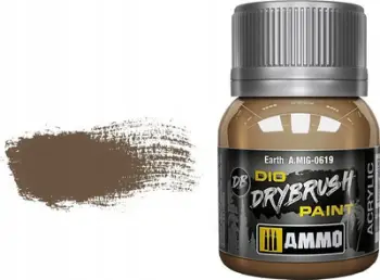 Bojë akrilike Mig Ammo Dio Drybrush 0619, 40ml, ngjyra Earth