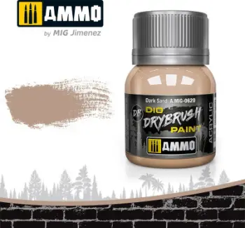 Bojë akrilike Mig Ammo 0620 Dio Drybrush, 40ml, Dark Sand