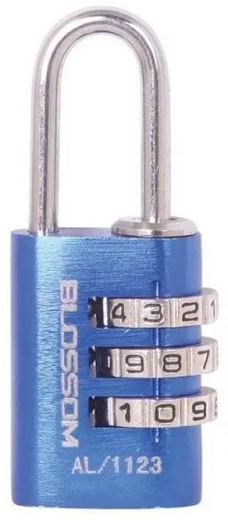 Dry me kod Blossom BADLOCK HANG CODE AL11, alumini, i kaltër