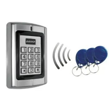 Dry kombinues me kartela dhe brelokë proximity, IP44, gri