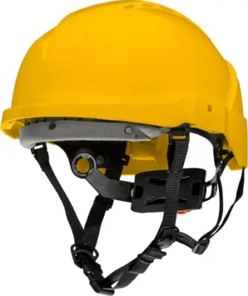 Helmetë sigurie Neo 97-210, për punë në lartësi, ABS, e verdhë