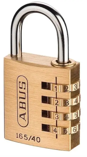 Dry me kod Abus 165 Series 40mm, kombinim 4 shifra, bronzi