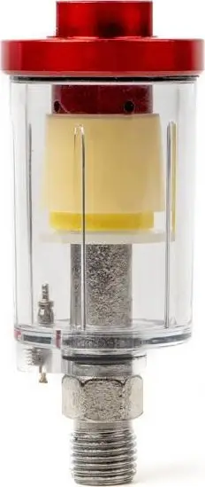 Filter ajri për kompresor AMiO PT-18, ndarje uji dhe vaji, transparent