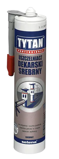Silicon çatie Tytan Roof Sealant, 310ml, për kulme, argjendtë