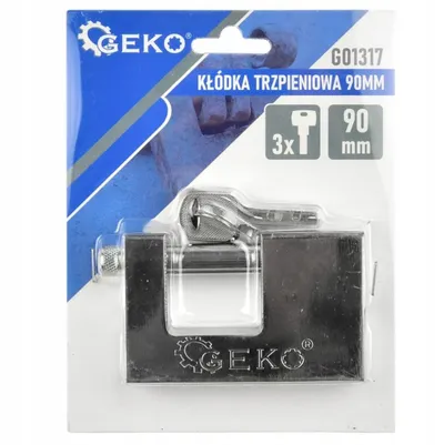 Dry pin Geko 90mm, metal, argjendtë - 3