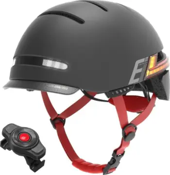 Helmetë urbane Livall BH51M NSO, me altoparlantë JBL, LED, Bluetooth, e zezë M