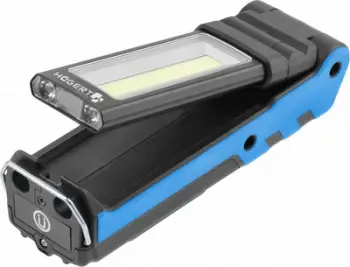 Llambë dore LED Hogert Technik HT1E407, 400 lm, e rikarikueshme, e zezë
