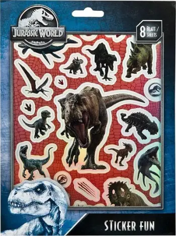 Set ngjitësash Undercover Jurassic World JURP0061, dinosaurë, shumëngjyrësh