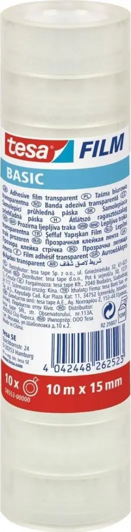 Silikon ngjitës Tesa BASIC 10m x 15mm