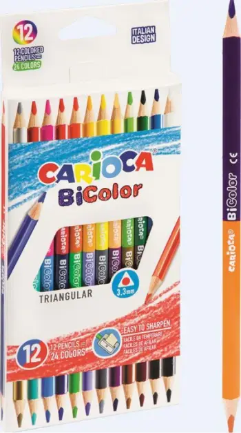 Set ngjyra Carioca BiColor, 12 copë