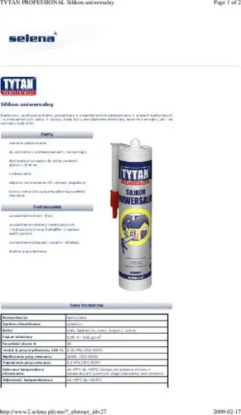 Silikon ndërtimi Tytan Silicone Perfect Sealing, 280ml, gri