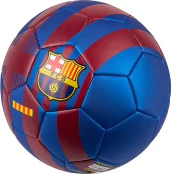 Top futbolli FC Barcelona S5, madhësia 5, poliester, shumëngjyrësh