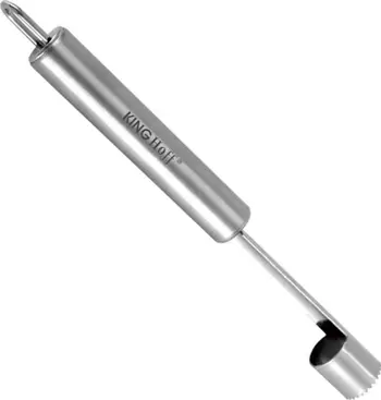 Heqës bërthamash për mollë Kinghoff KH-1801, çelik inox, 20 cm, argjendtë