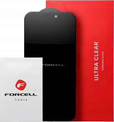 Mbrojtës ekrani Forcell Tempered Glass Privacy, për iPhone 15 Pro, i zi - 5