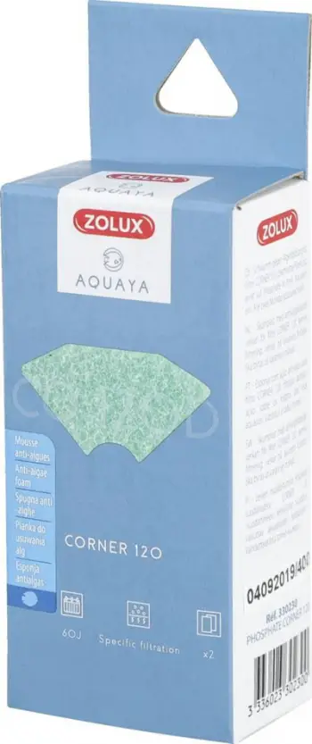 Filtër fosfatesh për akuarium Zolux AQUAYA Phosphate Insert Corner 120