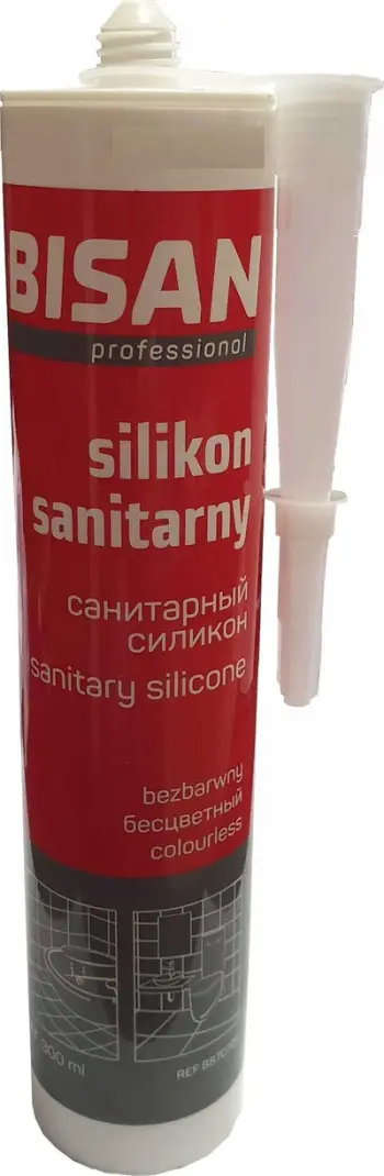 Silikon sanitar Den Braven Sanitary Silicone Colorless, transparent, 300ml, i tejdukshëm