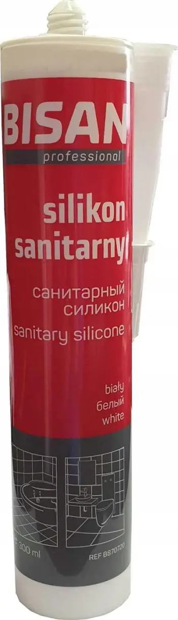 Silikon sanitar Pattex, 300ml, rezistent ndaj mykut, i bardhë