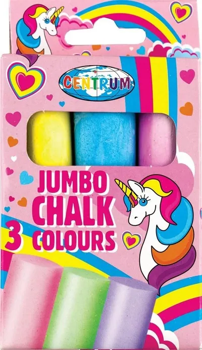 Set ngjyrash Panta Plast Jumbo Unicorn 80390, 3 copë - 1