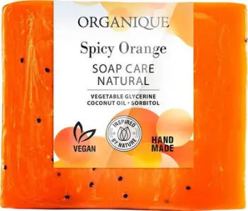 Sapun trupit Organique Naturally Caring Spicy Orange, 100g
